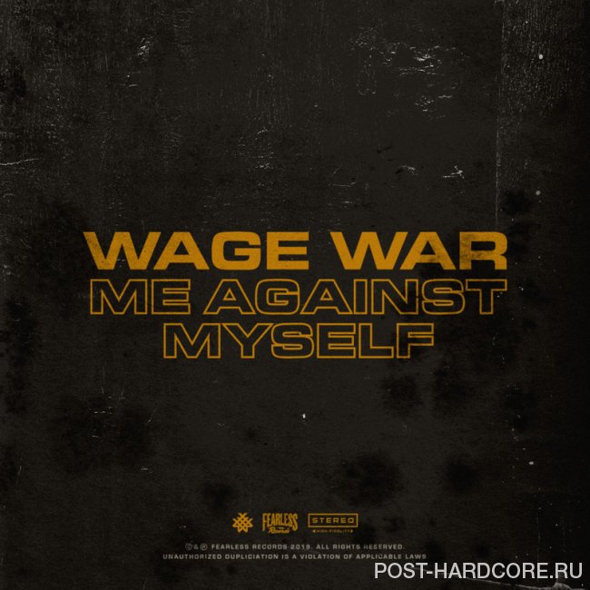 Wage War - Me Against Myself [single] (2019)
